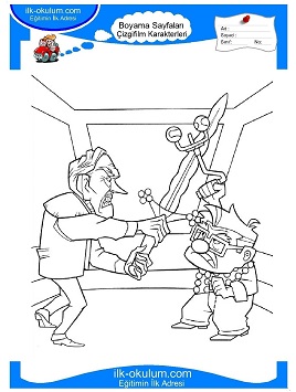 Çocuklar İçin Yukarı Bak Boyama Sayfaları 